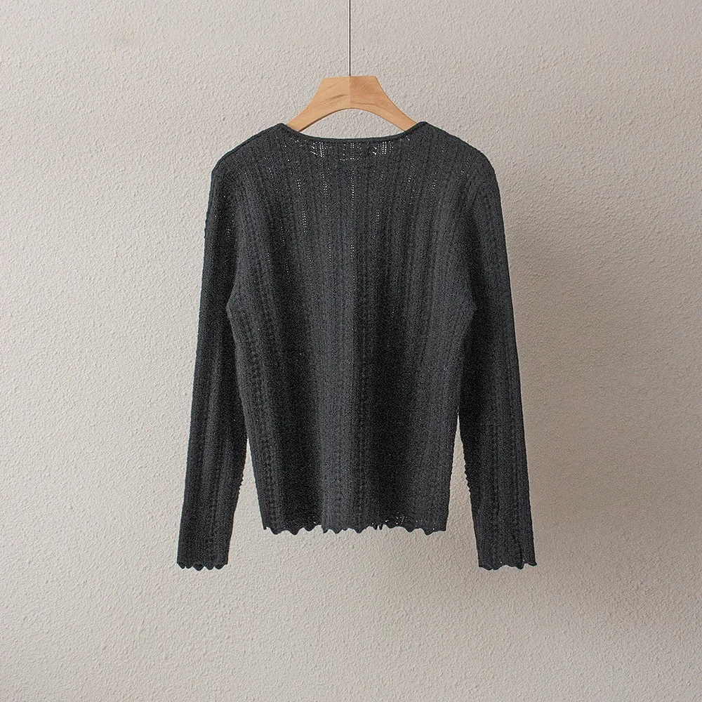 

Winter European Style Women Fashion Pullovers Knitted Cashmere Wool Sweater White