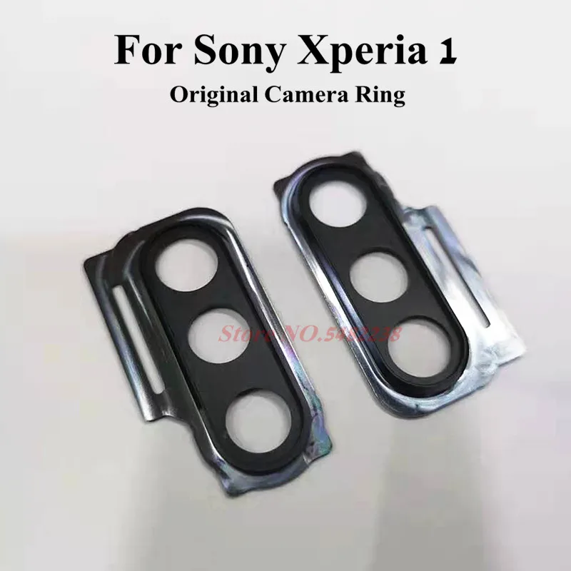 100% оригинальная рамка для объектива задней камеры Sony Xperia 1 Xperia1 кольцевая Крышка