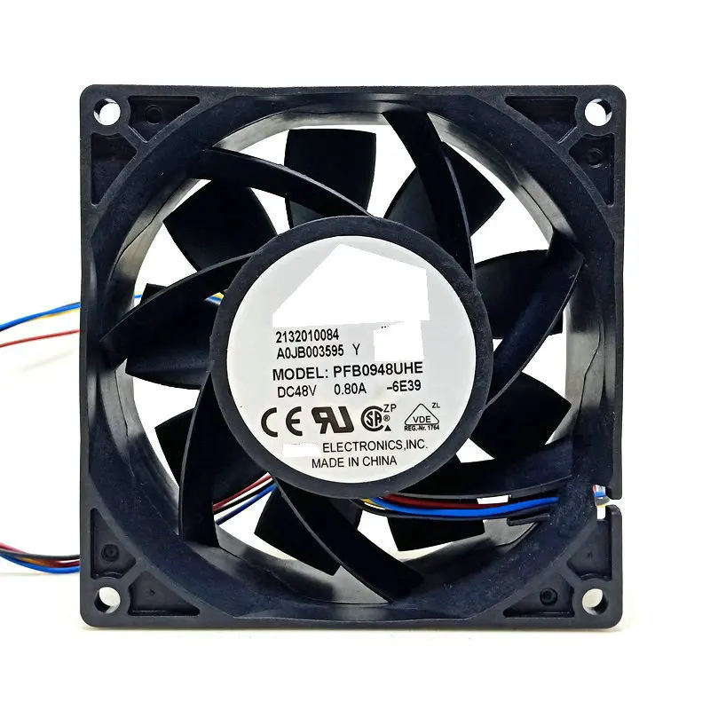 PFB0948UHE 92x92x38 мм DC48v 0.80a 4 линии для HW охлаждающего вентилятора устройства