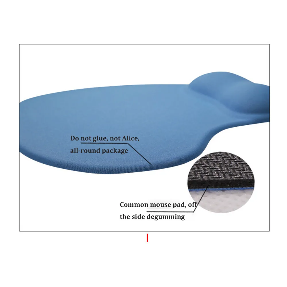 

Silicone Soft Mouse Pad with Wrist Rest Support Mat for Gaming PC Laptop Office Mouse Pad Mouse Mat Game Waterproof Mousepad