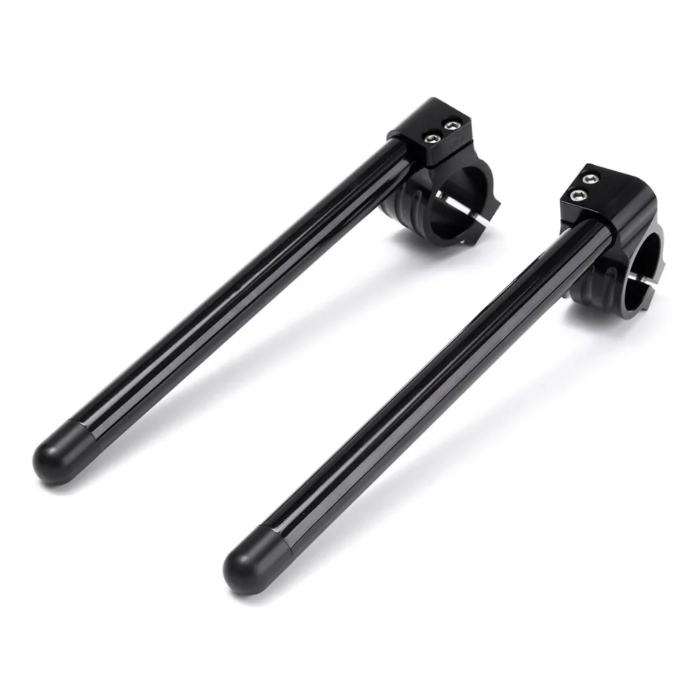 CNC 41 мм 50 51 Riser Clip-Ons руль Lift Handle Bar вилка трубка одна пара черный/серебристый