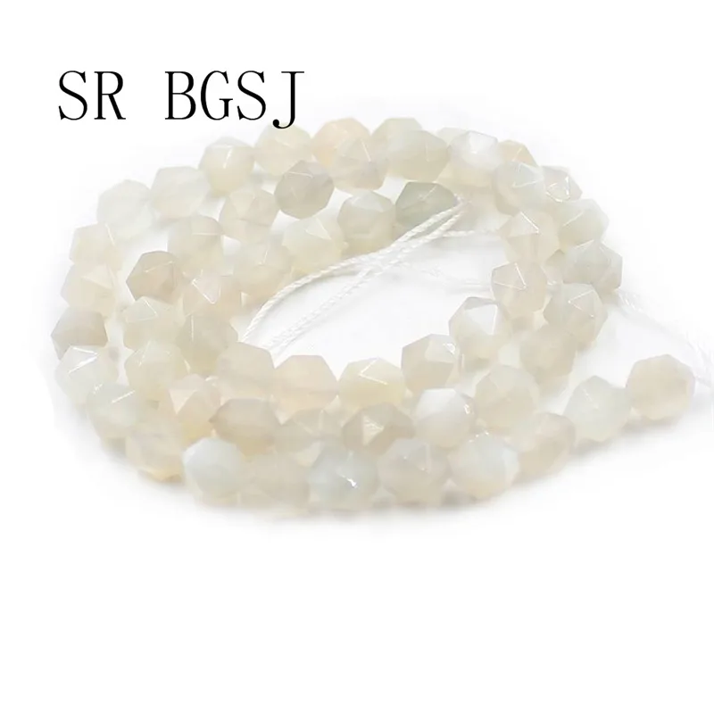 Бесплатная доставка 6 мм граненые круглые полигональные лунные камни