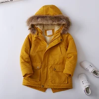 children winter fleece jackets for boys girls hooded warm kids boy outerwear windbreaker casual baby boy coats clothing