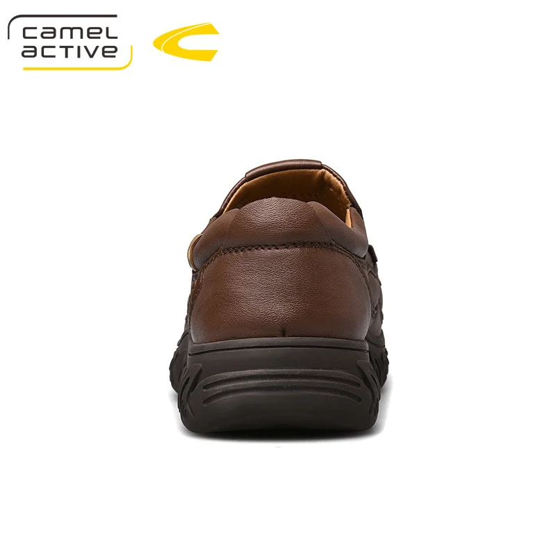 Мужские туфли из натуральной кожи Camel Active светло-коричневые легкие мягкой