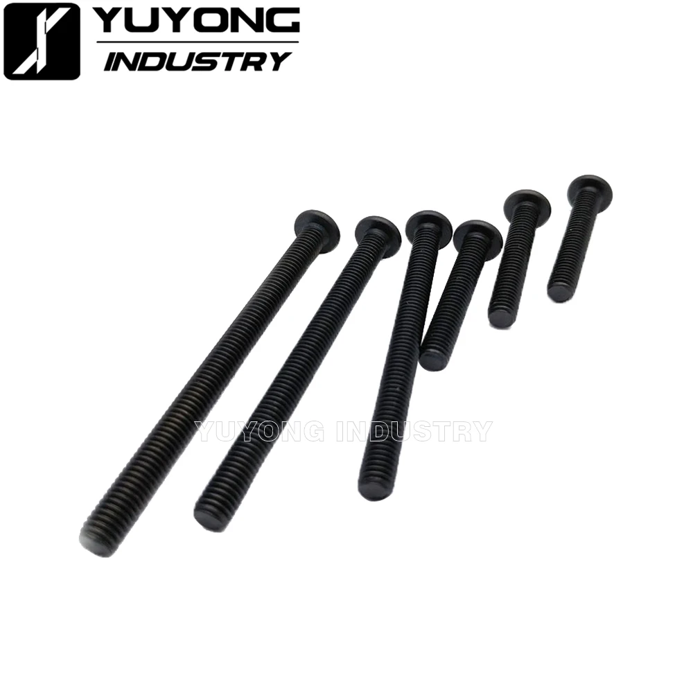 

500pcs/lot M5*45/50/55mm black low profile screws for v-slot/T-slot accessories