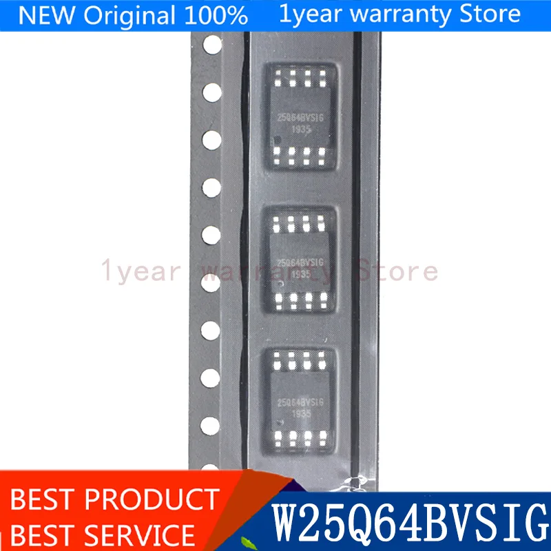 

{ New original } 10pcs 25Q64BVSIG 25Q64BVSSIG W25Q64BVSIG 25Q64 BVSIG sop-8