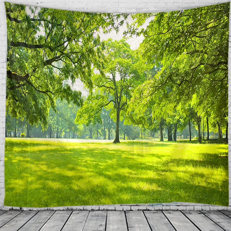 

Woods Landscape Tapestry Bedroom Background Wall Decoration Tapestry Hippie Bohemian Decoration Tapestry Mandala Tapestry
