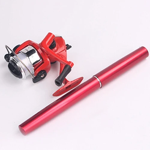 Портативная телескопическая мини удочка в форме ручки карманное рыболовное