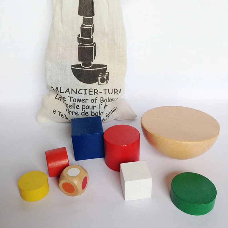 

2019 New Wooden Balance Toy Building Blocks Equilibrium Game Children Early Educational Toys