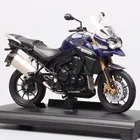 Маленький детский гоночный мотоцикл Welly Triumph Tiger Explorer 118 1200, Литые и игрушечные автомобили, модельные реплики мотоциклов, масштаб 800