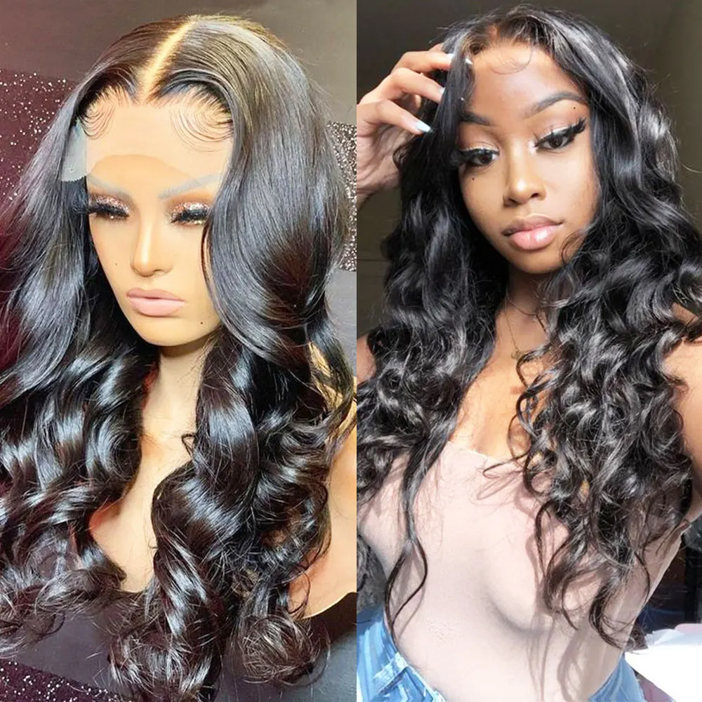 Парики Puromi Body Wave 13X 4 со шнуровкой спереди искусственные бразильские волосы