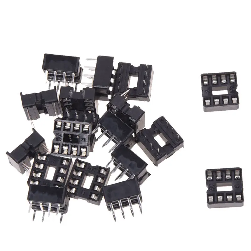 

20 X 8 Pin 2.54Mm Pitch IC Sockets Solder Type Adaptor