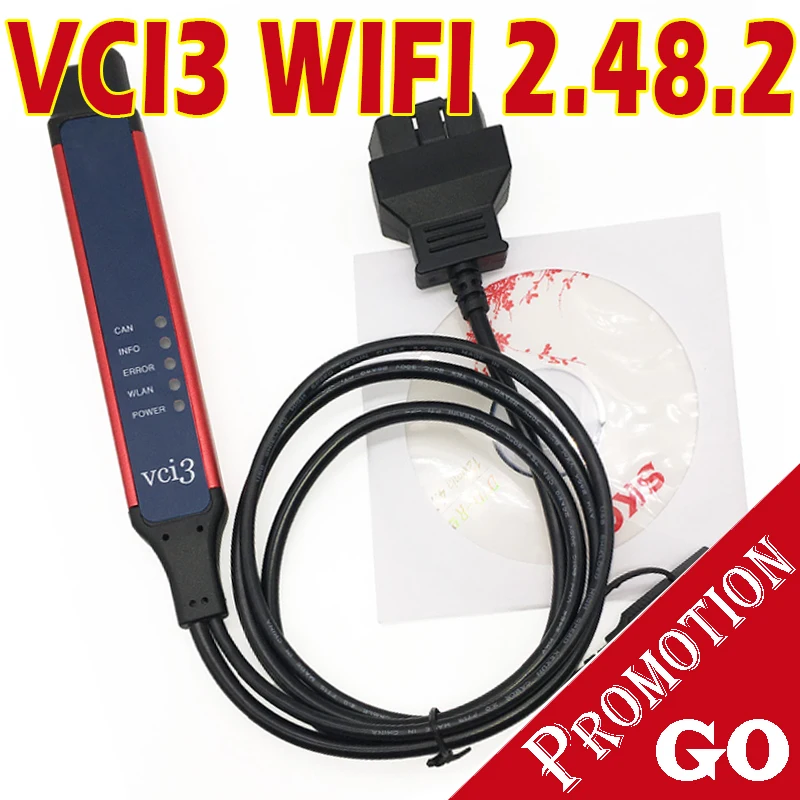 

VCI3 Scan WIFI подходит для v2.48,2/V2.44.5/V2.31 качество A + VCI3 для грузовиков сканер инструмент Диагностика Оригинальное обновление данных оборудования