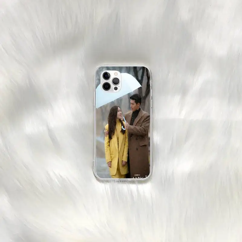 

Crash Landing On You Phone Case for iphone 6s 7 8plus xr xs max 11 12 pro max mini clear cover