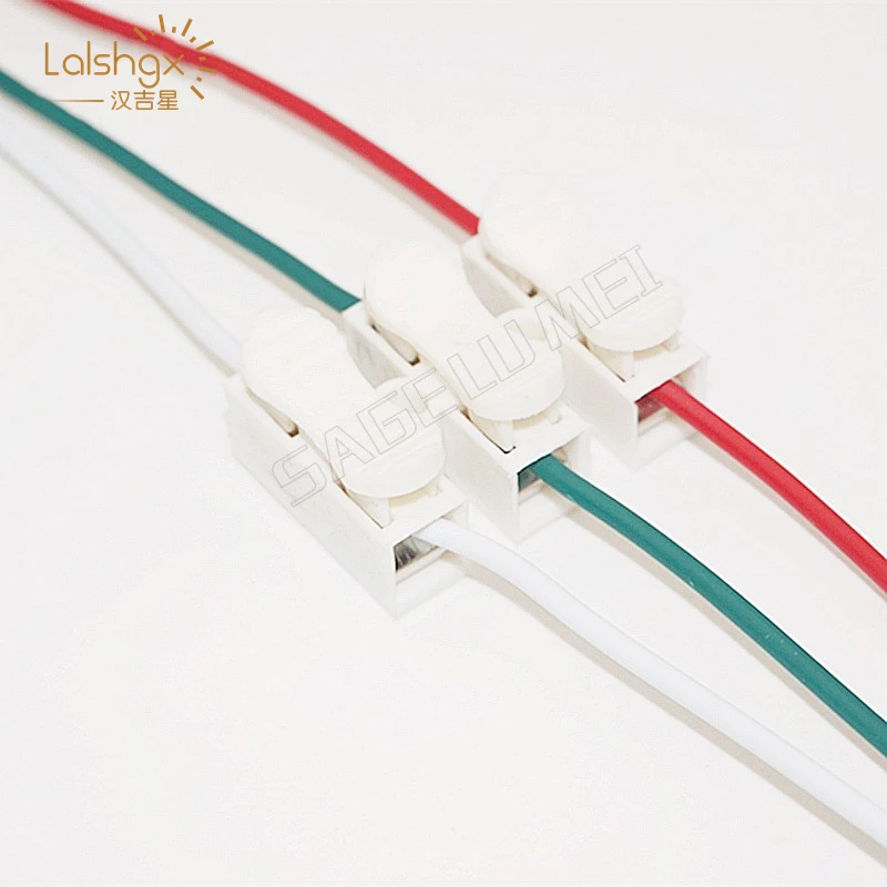 

3pin no screws no welding Quick Connector cable clamp Terminal Block for 5050 3528 2811 2812 RGB led strip light