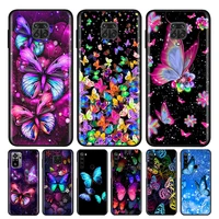 beautiful butterfly silicone cover for xiaomi redmi note 10 10s 9 9c 9s pro max 9t 8t 8 7 6 5 pro 5a 4x 4 phone case