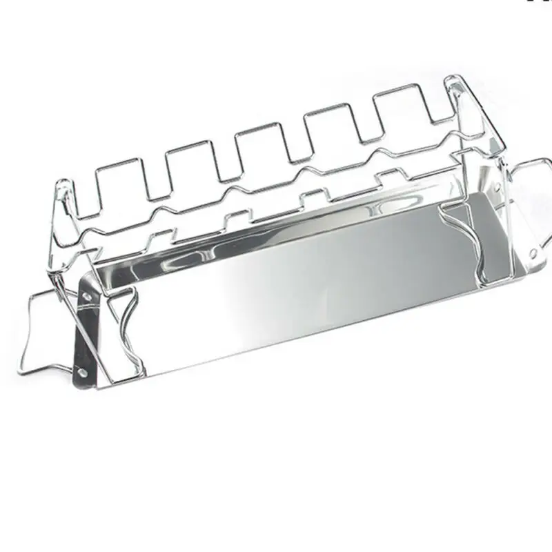 Подставка для крыльев куриных ножек из нержавеющей стали держатель гриля с