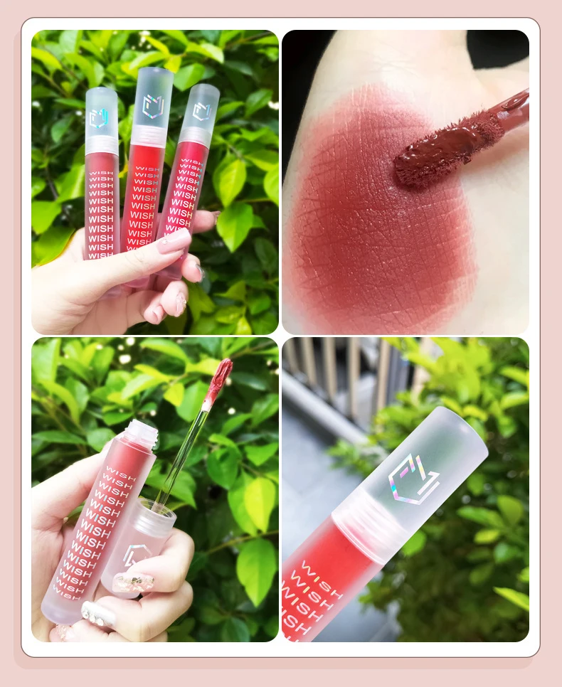 8 Colors Waterproof Matte Nude Lipstick Pigment Long Lasting Lip Gloss Women Makeup Lipgloss Peach Color | Красота и здоровье