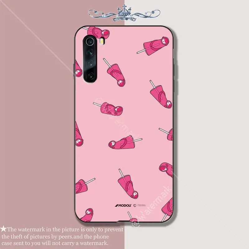 Простой Роскошный чехол для телефона ярких цветов Modoli Girl Xiaomi Redmi 7 7A 8 Note 9 8t Pro