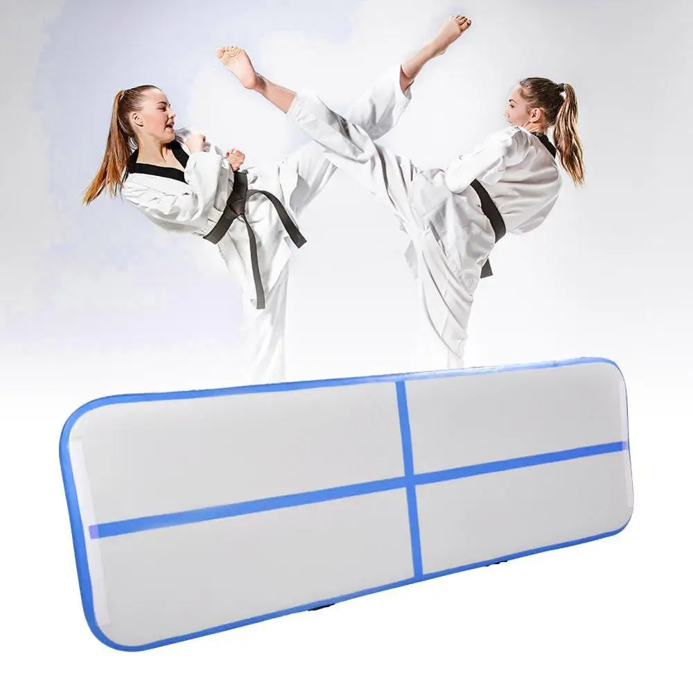 

Free Shipping Inflatable Air Track Air Floor With Pump 3M 4M 5M Taekwondo Training Mat With Cheap Price DWF Gymnastics Mat