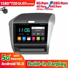 Автомобильный радиоприемник 6 ГБ ОЗУ 128 Гб ПЗУ, стереоприемник для Honda Freed 2019 2020 Android 10, мультимедийный GPS-навигатор, головное устройство Carplay