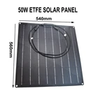 Гибкая солнечная панель 50 Вт, покрытие ЭТФЭ+ЭВА пленка (термоустойчивая), 18В для зарядного устройства на 12В