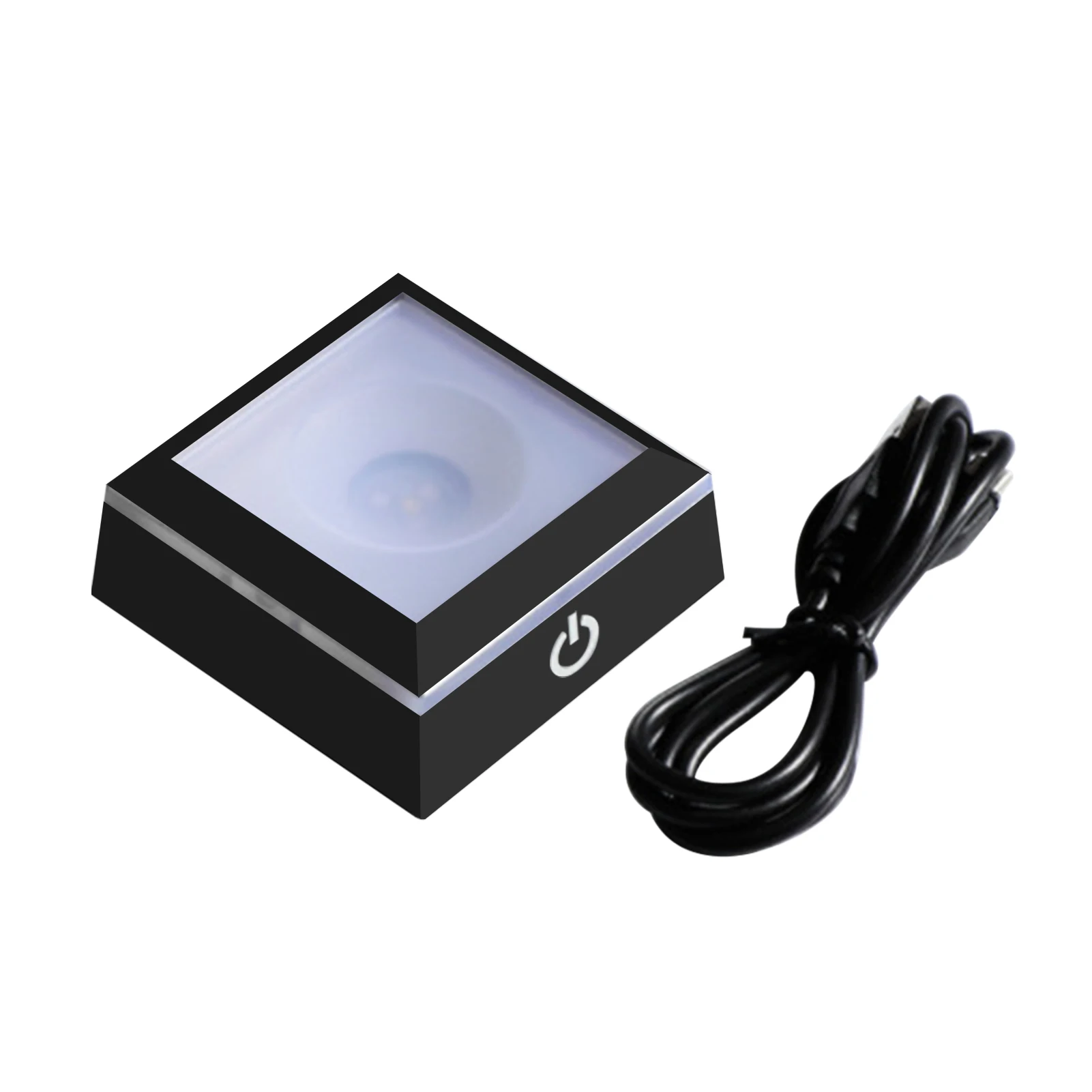 

7 Colors 3D Modern LED Light Base Touch Switch Nightlight Display Plate Show Stand Home Decor Art Gift Bedroom
