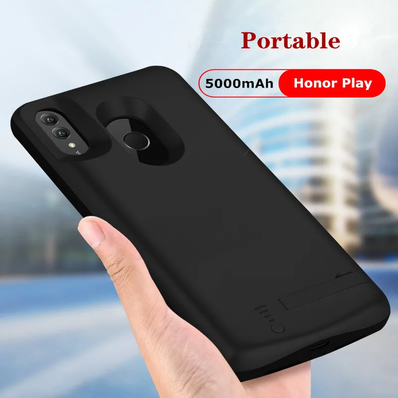 

Shockproof Charging Cover For Huawei Honor Play Battery Case External Power Bank Charger Case Back Cover Cases For Honor Play