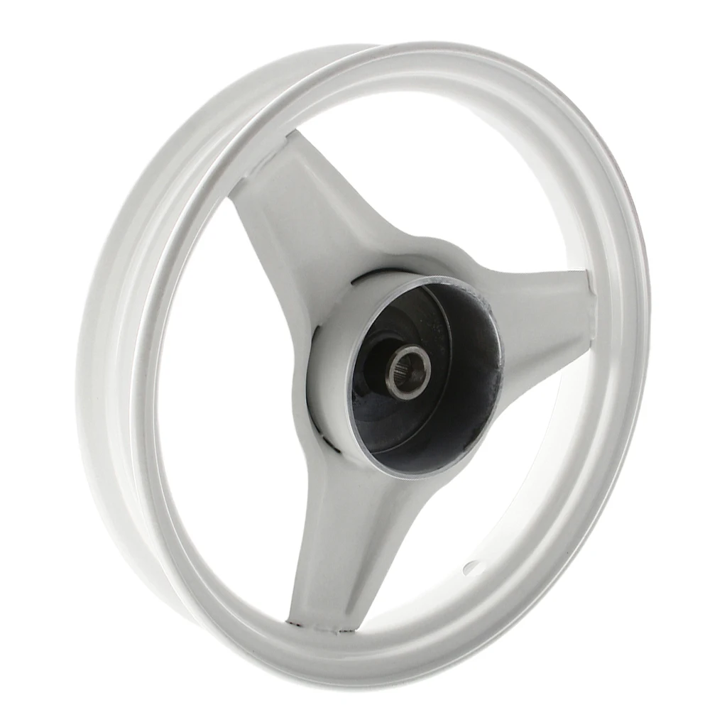 

Motorcycle Front Rim Wheel Replacement for Yamaha PW50 Motocross (White)