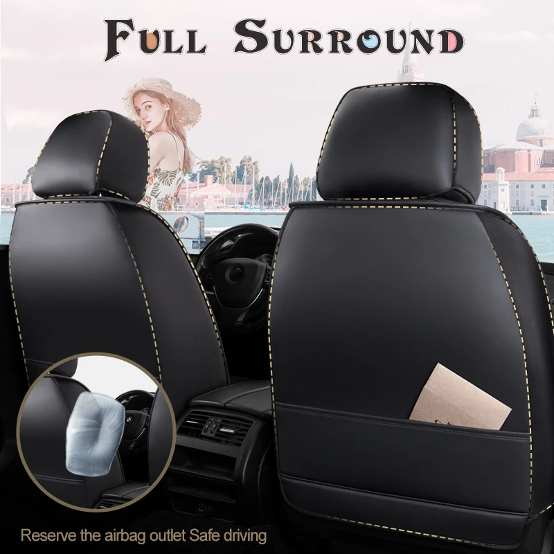 Verkaufen Auto Sitzbezüge Vollen Satz Alle-um Auto Sitzkissen Set Universal Stuhl Pads Vier Jahreszeiten Auto Schutz Atmungsaktiv Auto Matten
