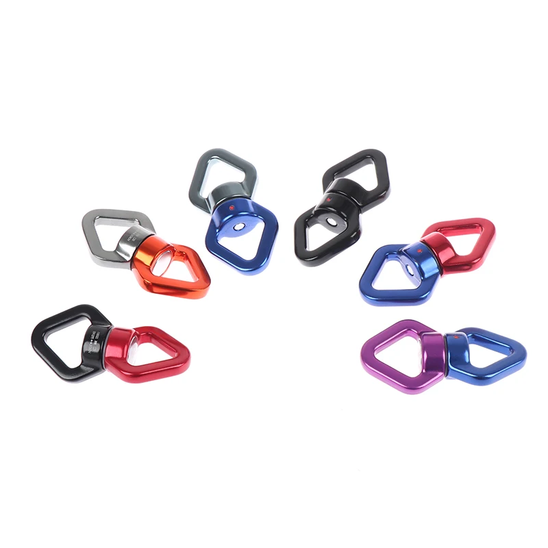 

360 Degree Rotation Metal Swing Swivel Rock Climbing Swing Swivel Aluminum Triangular Rope Swivel Connector