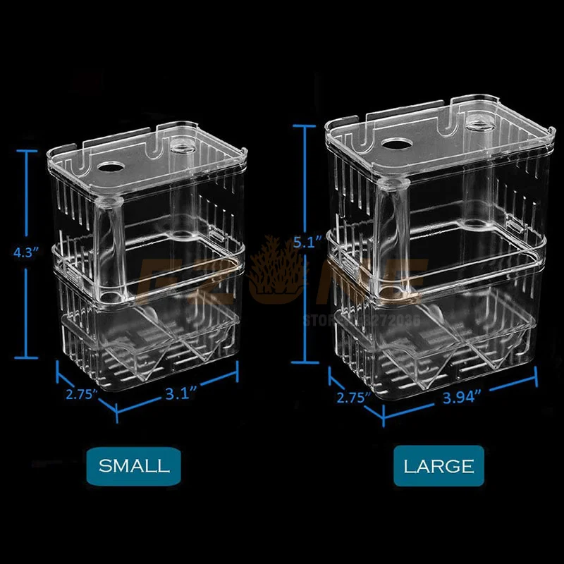 Аквариумный высокопрозрачный быстроразборный инкубатор для разведения