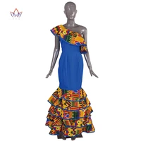 in stock bazin dashiki african dresses for women long maxi dress private custom brand african dresses for women africa wy434