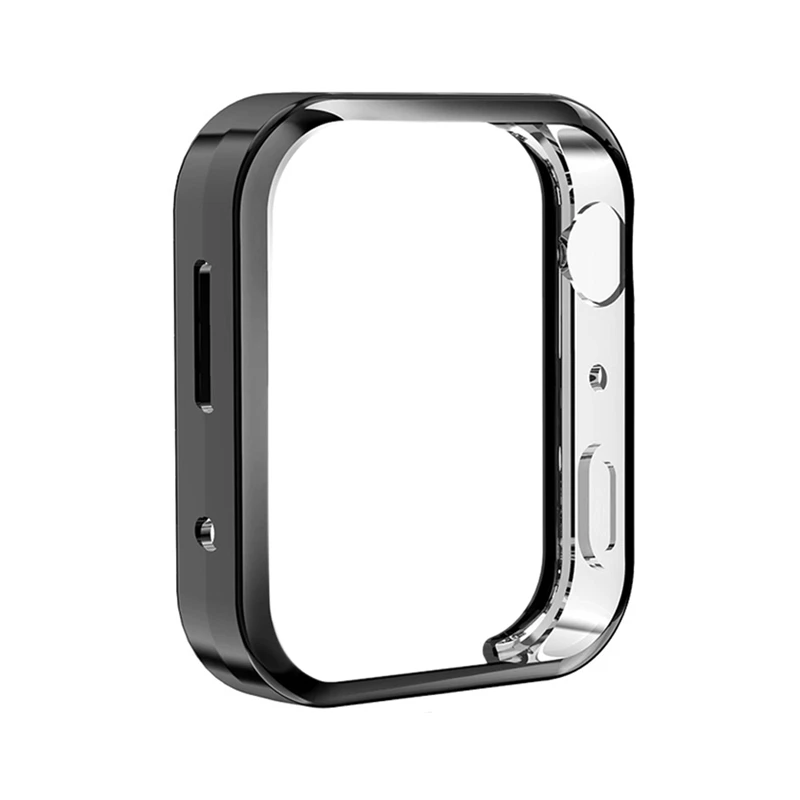 

TPU Watch Case Soft Watch Case Holder Skin for Xiaomi Watch Protective Cover Film Black