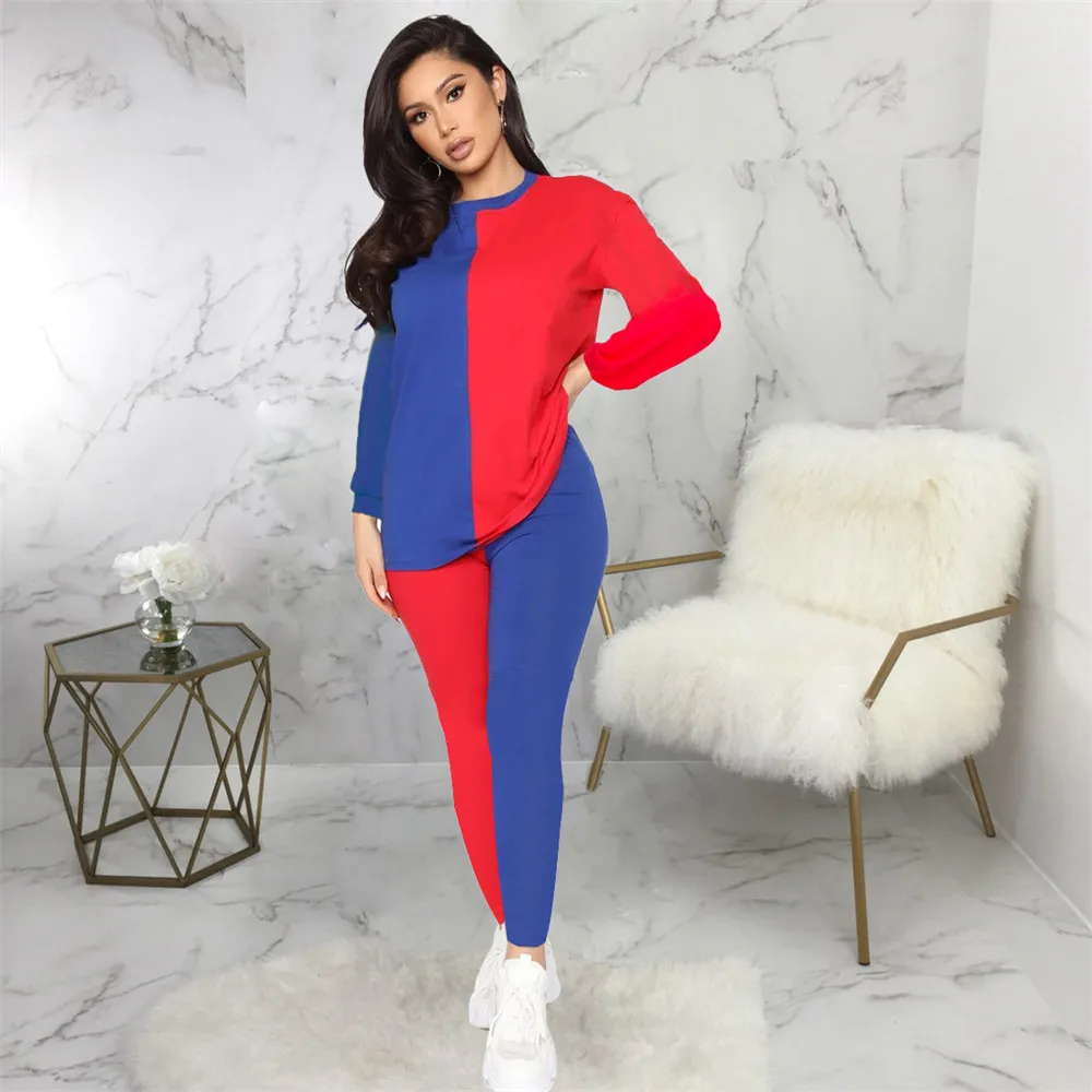 

Костюм спортивный Tmustobe женский из двух предметов, укороченный топ с резинкой и вставками, облегающие штаны для бега с высокой талией, 2020