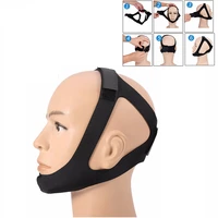 anti snoring headband chin strap belt stop snoring sleep apnea jaw care triangle sleeping support mask snore belt for woman man