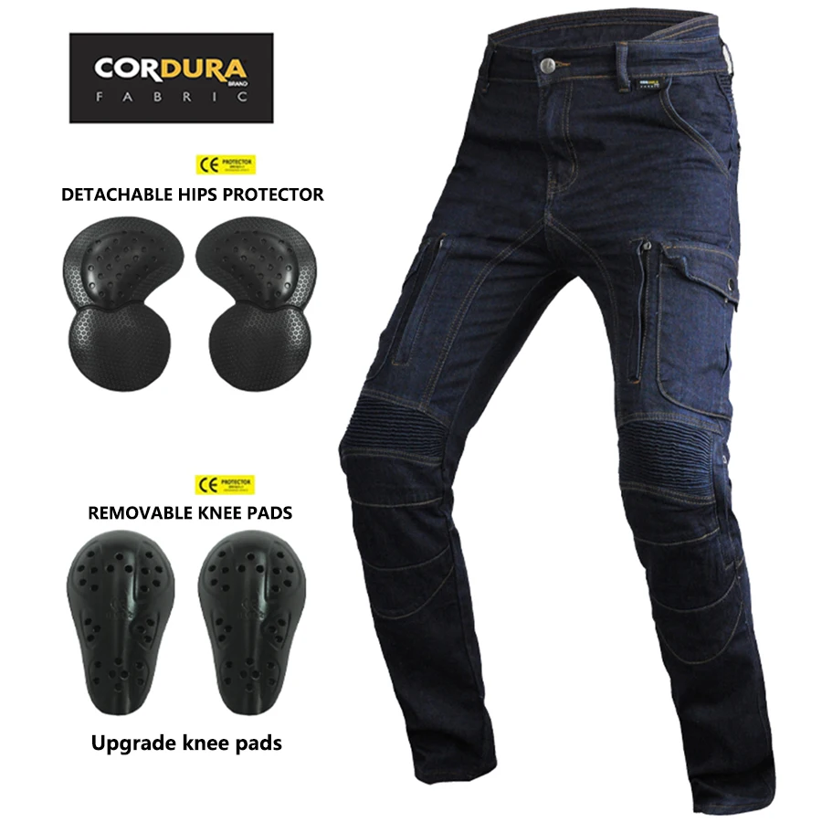 Новые мотоциклетные джинсы Cordura уличные штаны для верховой езды