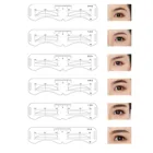 Формовочный трафарет для бровей 6 шт.компл., трафарет для бровей с ремешком, 6 стилей, трафарет для бровей