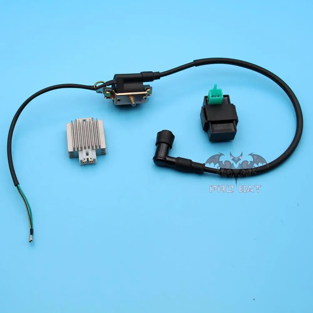 Ignition Coil CDI Regulator Rectifier For ATV Dirt Bike Go Kart Moped 50cc 70cc 90cc 110cc 125cc Chinese |