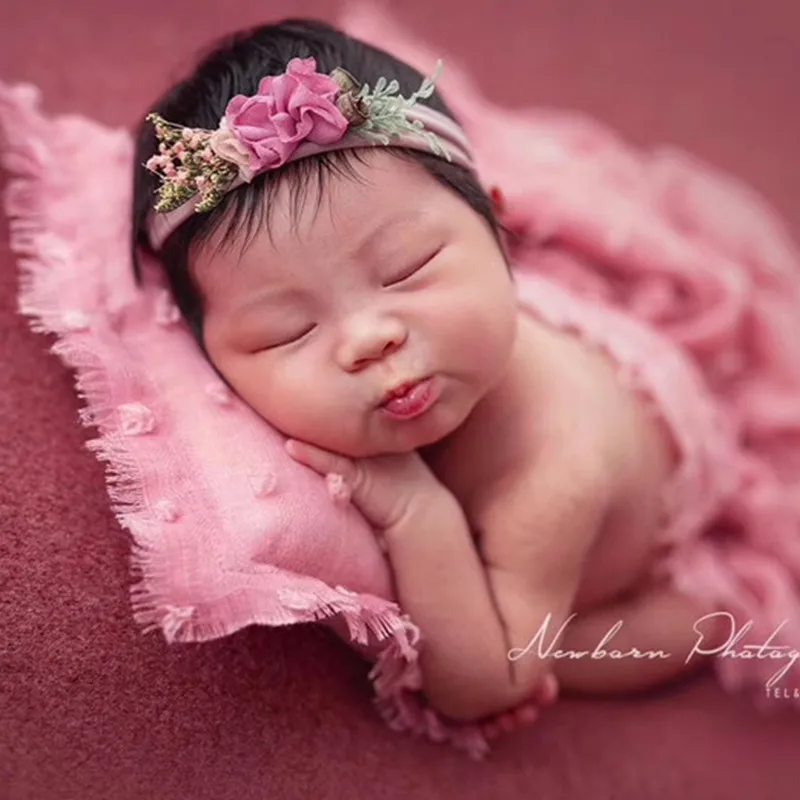 Ylsteed 60 см * 165 винтажные обертывания для фотосъемки новорожденных галстук краска