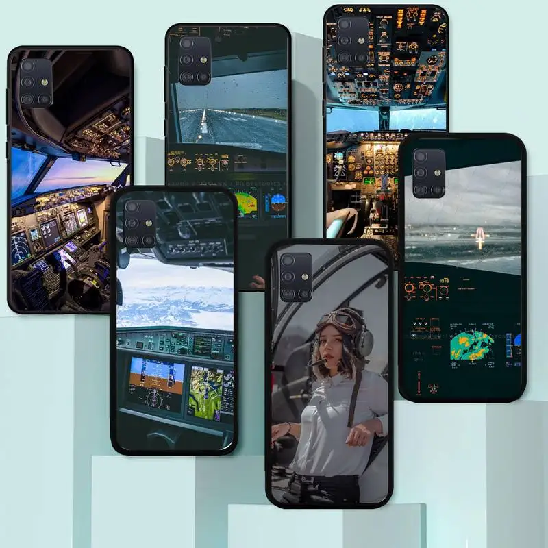 

Bore to fly Pilot Phone Case for Samsung A71 A80 A91 A01 A02 A11 A12 21 31 32 20E S 32 M10 20 30 31 31S 21 5G cover
