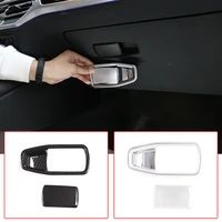 2 pcs abs chrome car styling interior co pilot glove box handle cover decorative trim for bmw 3 series 2020 g20 g28 accessories