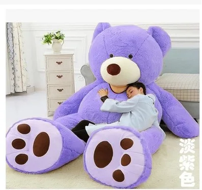 

340cm unstuffed America Giant Teddy Bear Plush Toy Soft Teddy Bear Skin Birthday Valentine's Gifts For Girl Kid's Toy