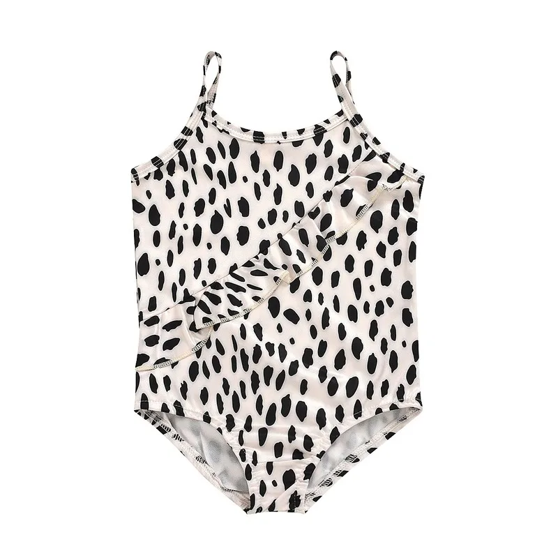 

2021 Summer Baby Bodysuit For Girls Fashion Jumpsuit For Toddler Romper For Babies Clothes For Girls 1 To 3 Leopard Print Cute