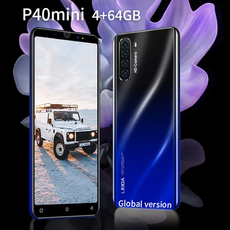 

Newest P40 Mini Smart 5 Inch HD Screen 4 64GB 8MP Front Camera Quad-core Strong High-performance Processor Phone