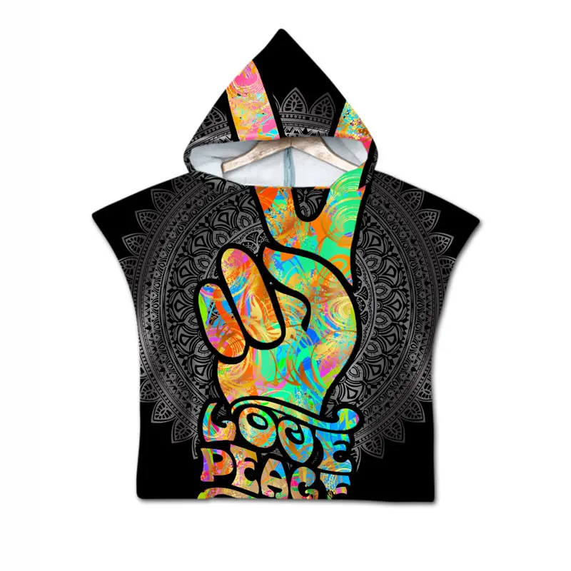 Красочное банное полотенце для маленьких мальчиков Ультра-мягкий детский плащ с