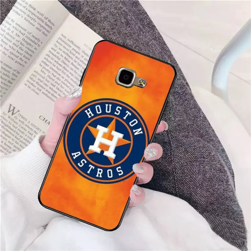 

0 Houston Astros Black TPU Phone Case For Samsung A 9 10 20 30 40 M20 S 30 31 J5(2015) J5prime 6 7 Plus