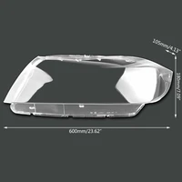 2pc headlight lens plastic cover for e90 e91 05 08 for headlight head light lamp