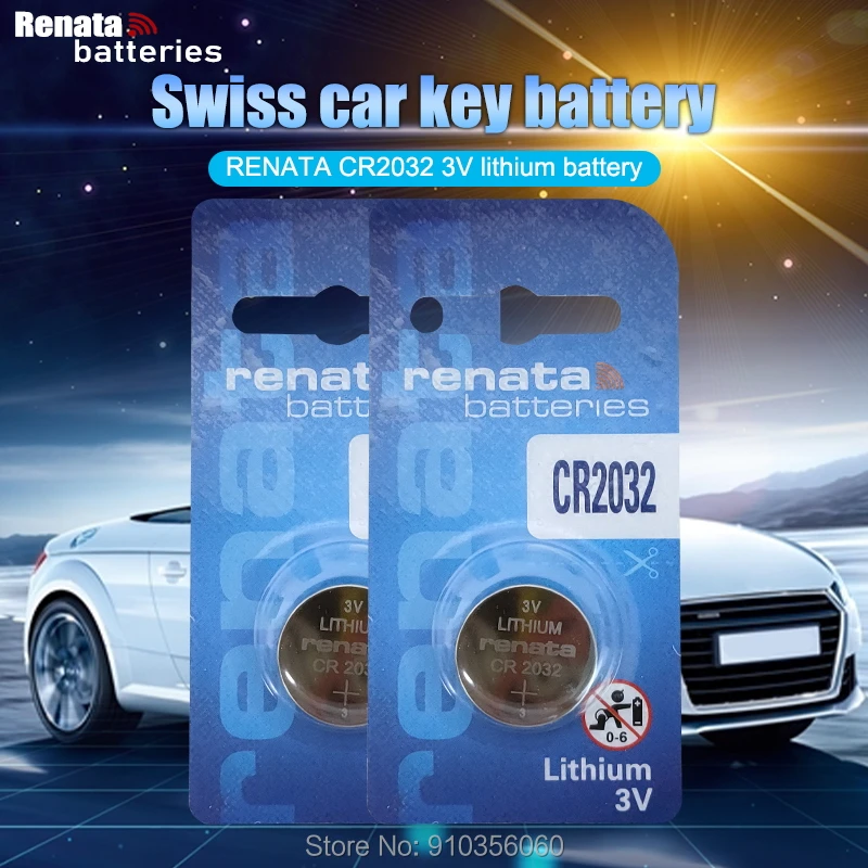 Акционная распродажа RENATA 2020 10 шт. 3 в CR2032 CR 2032 часы батарейки кнопки монеты Пилас