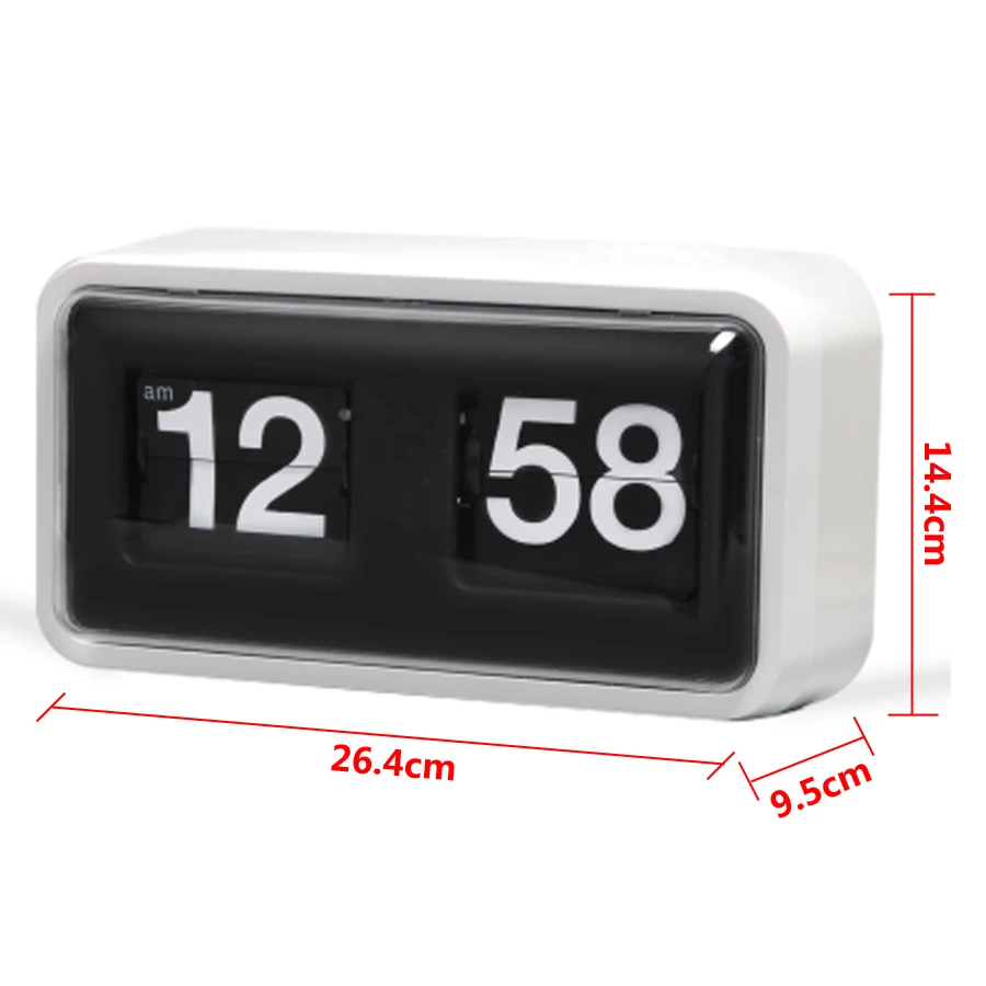 Креативные цифровые настольные часы с откидной крышкой винтажные декоративные